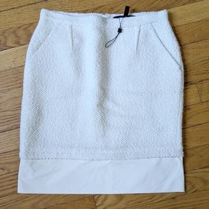 BCBGMaxAzria White Pencil Skirt